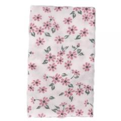 ガーゼ手ぬぐい ハンカチ 小花(ピンク) 日本製 和柄 送料無料