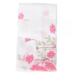 ガーゼ手ぬぐい ハンカチ コスモス (ピンク) 日本製 和柄 送料無料