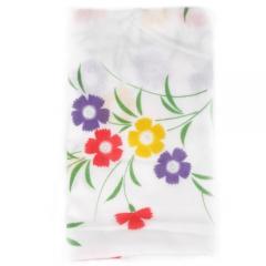 ガーゼ手ぬぐい ハンカチ ナデシコ (レッド) 日本製 和柄 送料無料