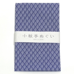 日本手ぬぐい 13 青海波 小紋柄 てぬぐい 手拭い 和手拭い