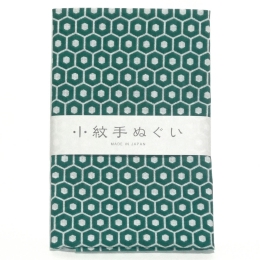 日本手ぬぐい 46 亀甲 小紋柄 てぬぐい 手拭い 和手拭い